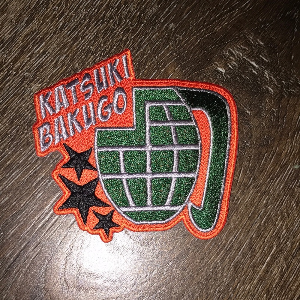 Anime grenade patch never used has a tag